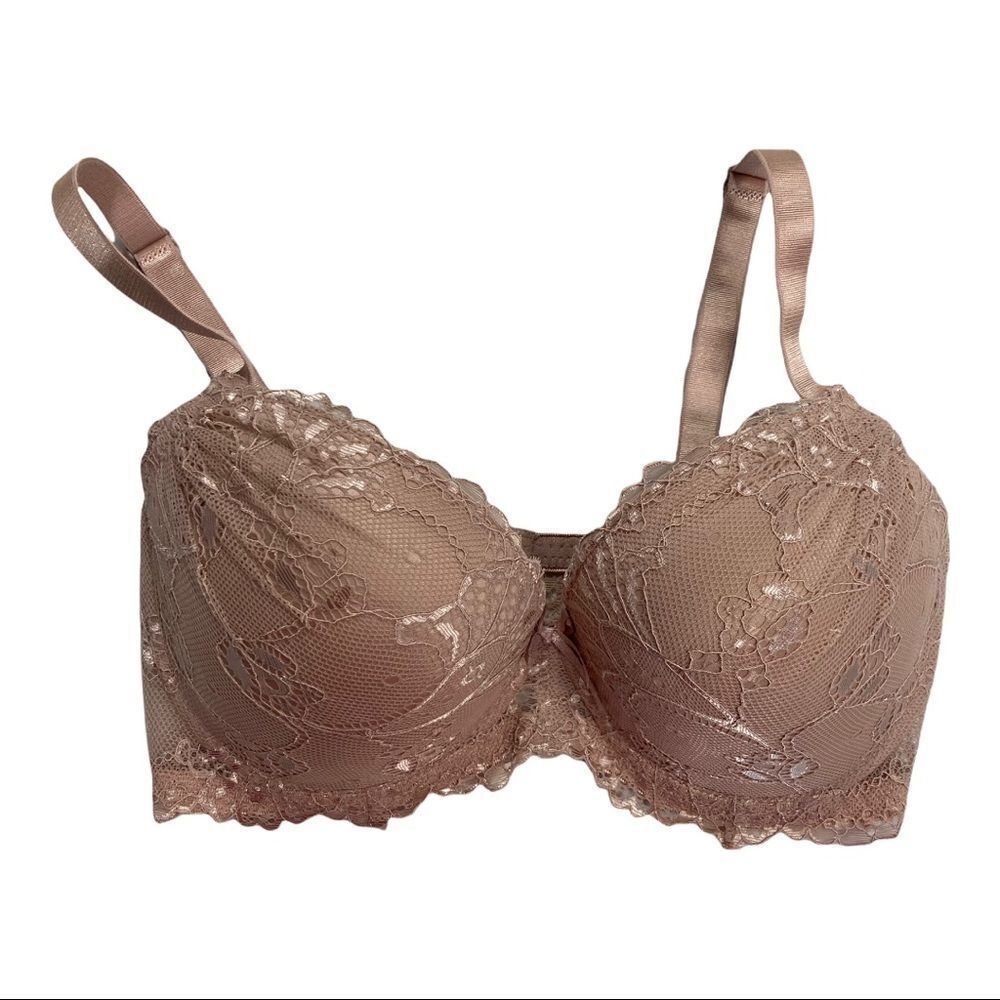 Lacy Tan Bra, Size 36D‎
